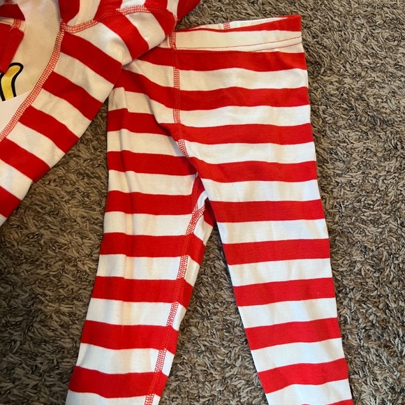 NWT Hanna Andersson Kids Dr. Seuss Grinch Long John Pajama Red Set 2T - Picture 6 of 6